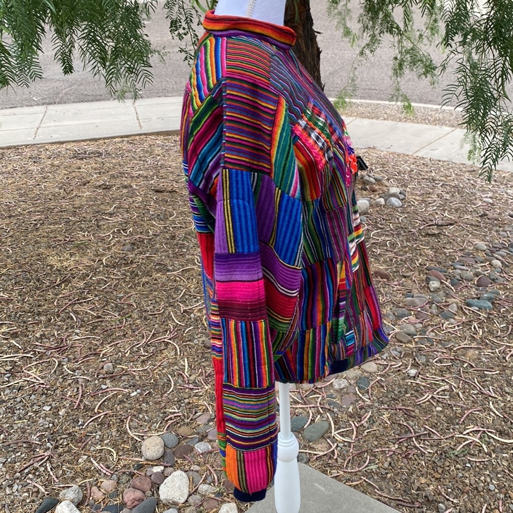 V2k Borden Traders Patchwork Bomber - image 8